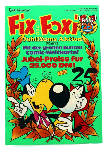 Fix und Foxi Comic Heft 25. Jahrgang Band 13: Wer tickt nicht richtig?